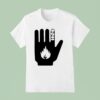 Pedro Pascal Wearing Ceasefire Now Msf White T Shirt