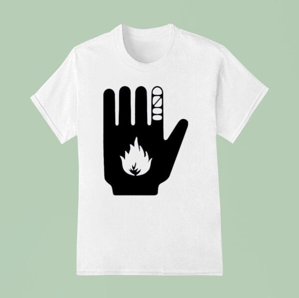 Pedro Pascal Wearing Ceasefire Now Msf White T Shirt