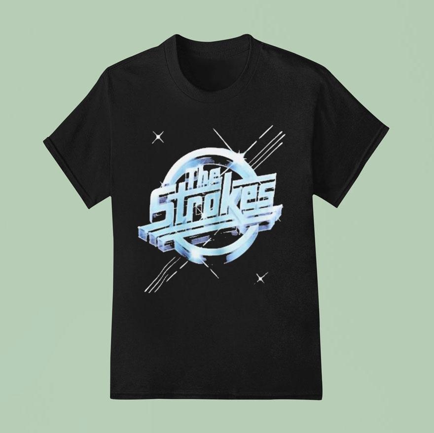 Pedro Pascal Wearing The Strokes T Shirt