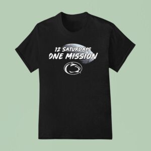 Penn State Nittany Lions Saturdays On Mission Logo T Shirt