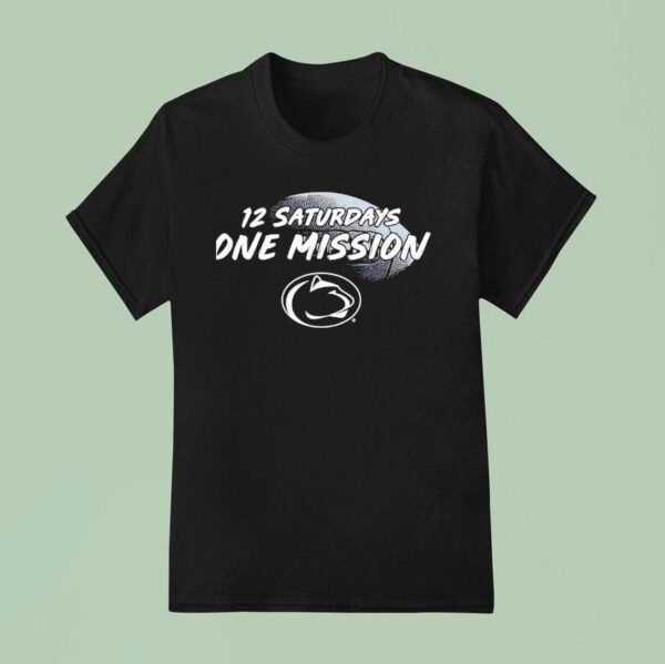Penn State Nittany Lions Saturdays On Mission Logo T Shirt