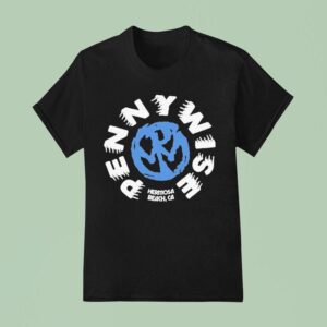 Pennywise Skate Wheel Hermosa Beach Ca T Shirt