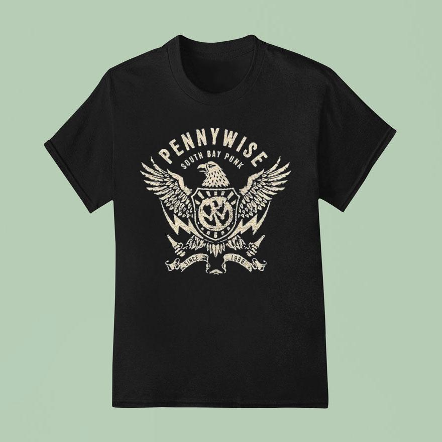 Pennywise South Bay Punk Since Eagle T Shirt