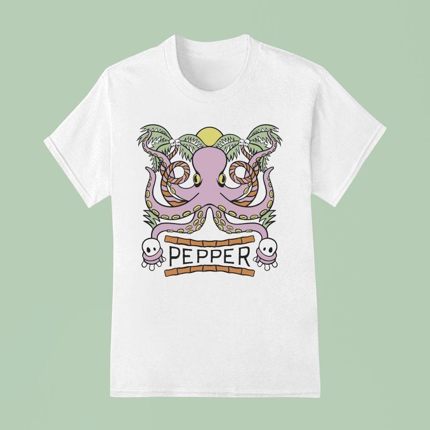 Pepper Octopus T Shirt