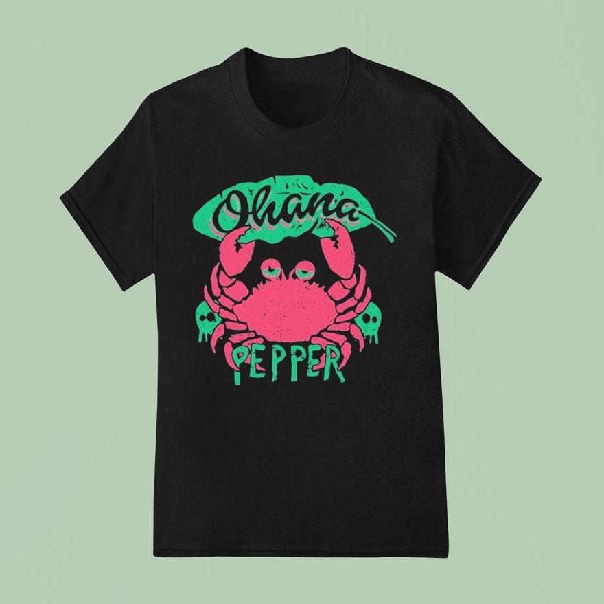 Pepper Ohana Crab T Shirt