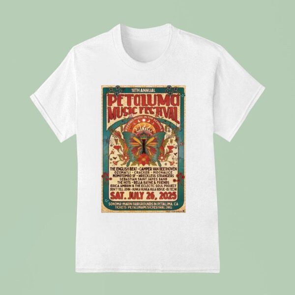 Petaluma Music Festival Petaluma Th Annual Ca Shows T Shirt