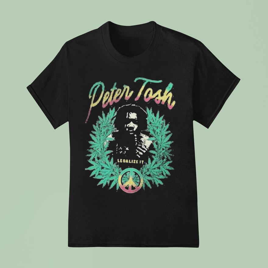 Peter Tosh Happy Daze Legalize It Peace T Shirt