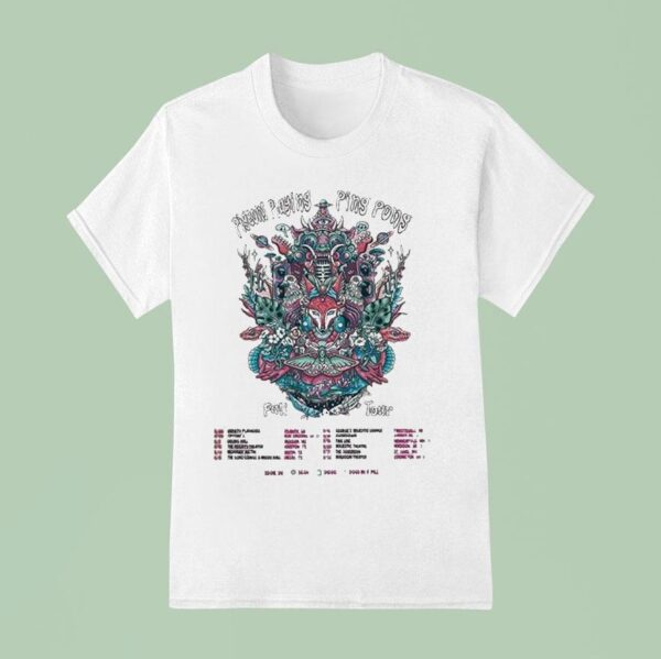 Pigeons Playing Ping Pong Fall Tour Dates Psychedelic With Full City T Shirt