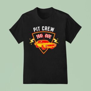 Pit Crew Race Car Birthday Celebration T Shirt