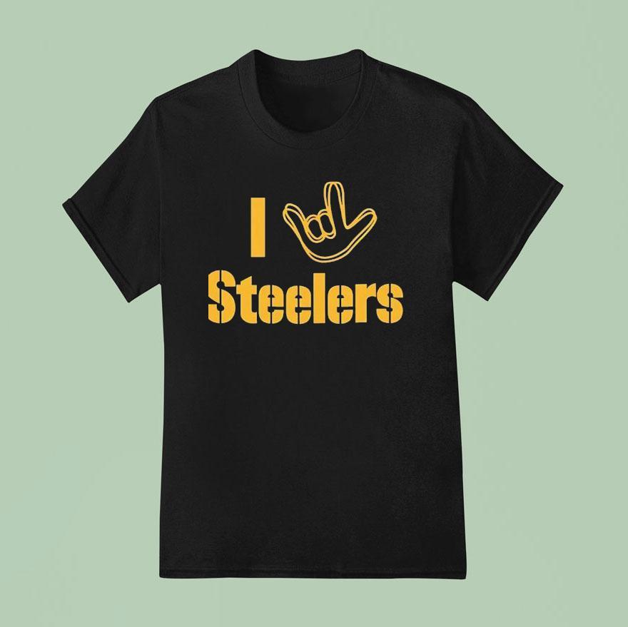 Pittsburgh Slers I Love Sign Slers T Shirt