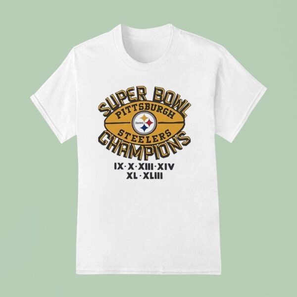 Pittsburgh Slers Super Bowl Champions Ix Xliii T Shirt