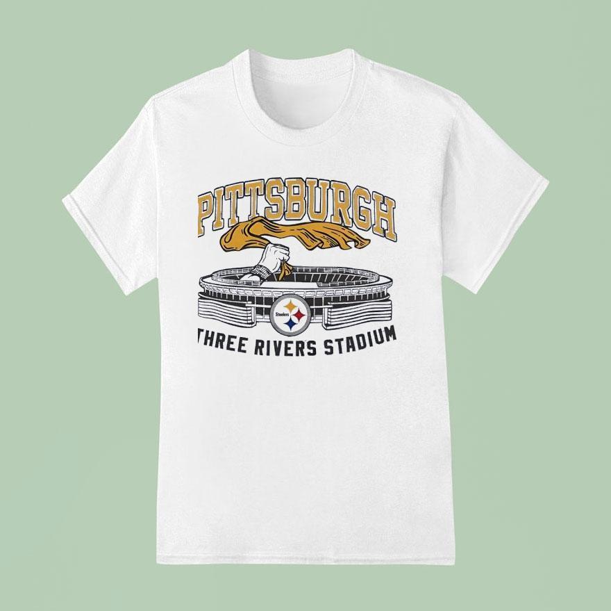 Pittsburgh Slers Three Rivers Stadium T Shirt