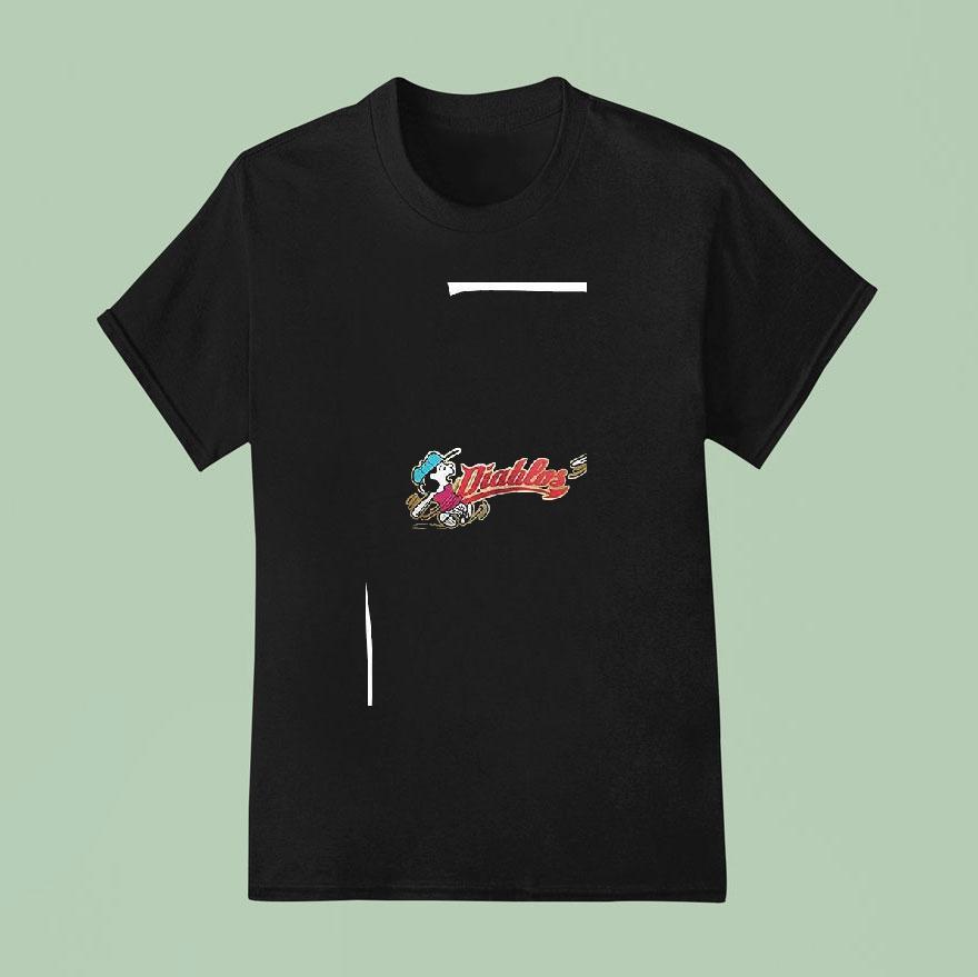 Playera Diablos Rojos Del Mexico X Peanuts T Shirt