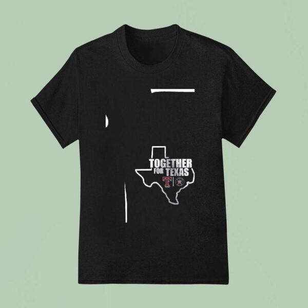 Pray For Texas Rangers Houston Texas When You Go Through Deep Waters I Will Be With You T Shirt