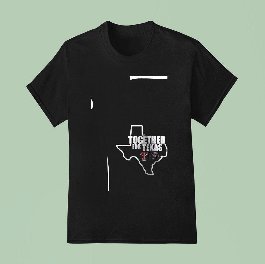 Pray For Texas Rangers Houston Texas When You Go Through Deep Waters I Will Be With You T Shirt