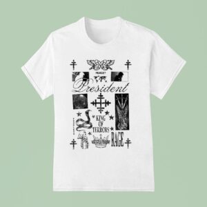 President King Of Terrors Peace Fearless Scrip T Shirt