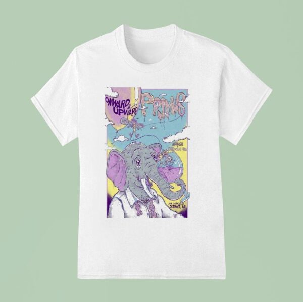 Primus Onward And Upward Tour Detroit Michigan Th July Elephan T Shirt