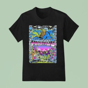 Primus Shreveport Los Angeles Gig At Shreveport Municipal Auditorium On July Onward And Upward Tour T Shirt