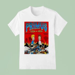Primus X Beavis And Butt Head Concert Music At The Iroquois Amphitheater In Louisville Ky On July T Shirt