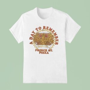 Prince St Pizza Psp X A Day To Remember Adtr The Sweet Heat Vans Warped Tour July At Long Beach T Shirt