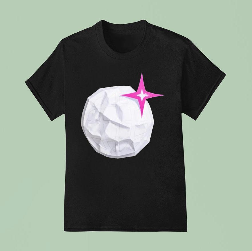 Prty Crushed Paper Disco Ball T Shirt