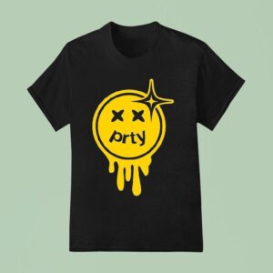Prty Events Melted Smiley Disco Ball T Shirt