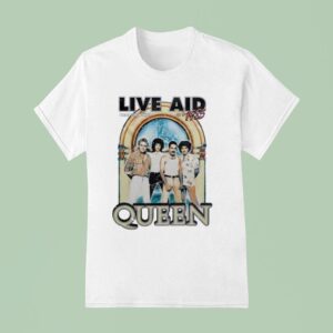 Queen Live Aid T Shirt