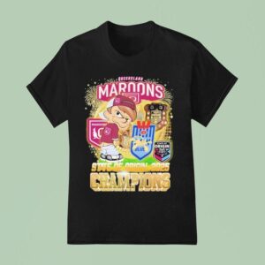 Queensland Maroons State Of Origin Champions Pee T Shirt