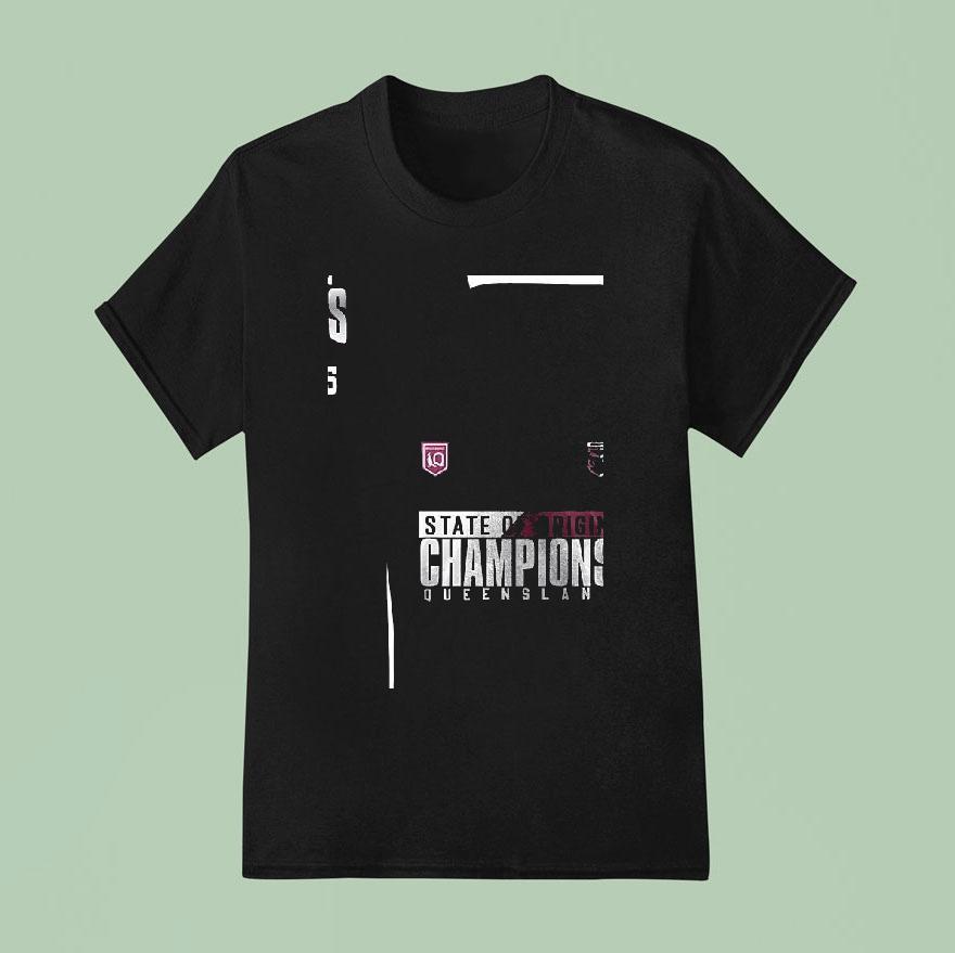 Queensland Maroons State Of Origin Champions T Shirt
