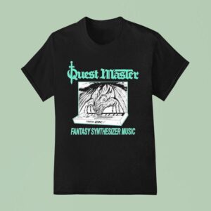 Quest Master Fantasy Synthesizer Music Draconic Oscillations T Shirt
