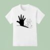 Rabbit Hand Shadow Ringer T Shirt