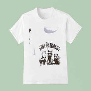 Racoon Stay Strashy T Shirt