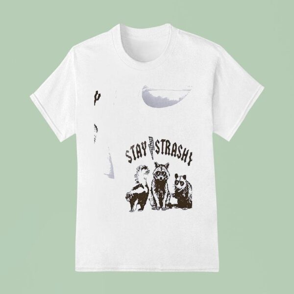 Racoon Stay Strashy T Shirt