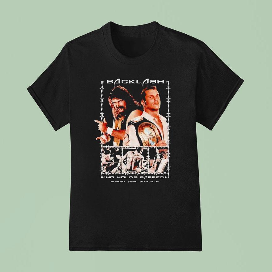 Randy Orton Vs Cactus Jack Backlash No Holds Barred Vintage T Shirt