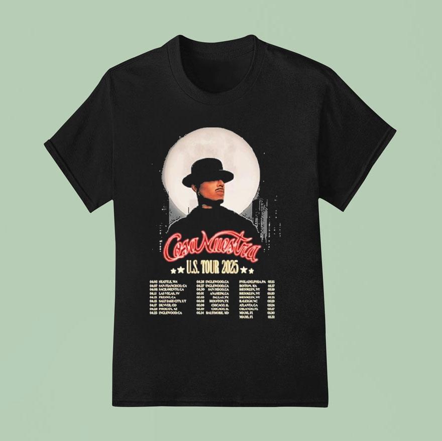 Rauw Alejandro Us Cosa Nuestra World Tour T Shirt