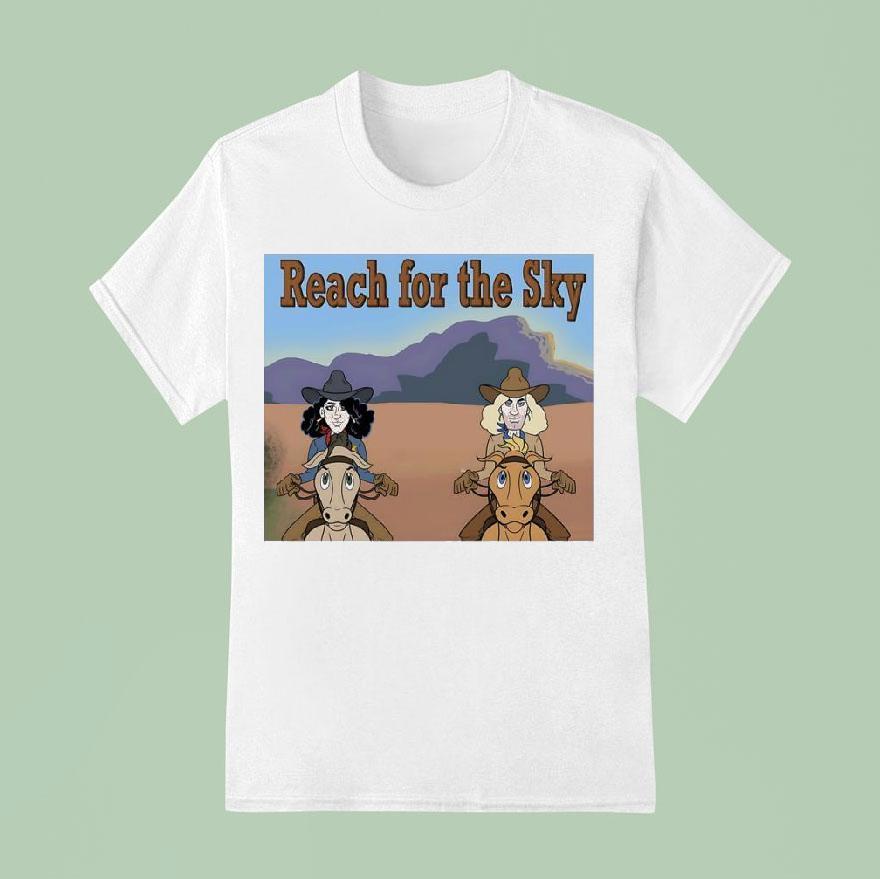 Reach For The Sky Riding Horse T Shirt