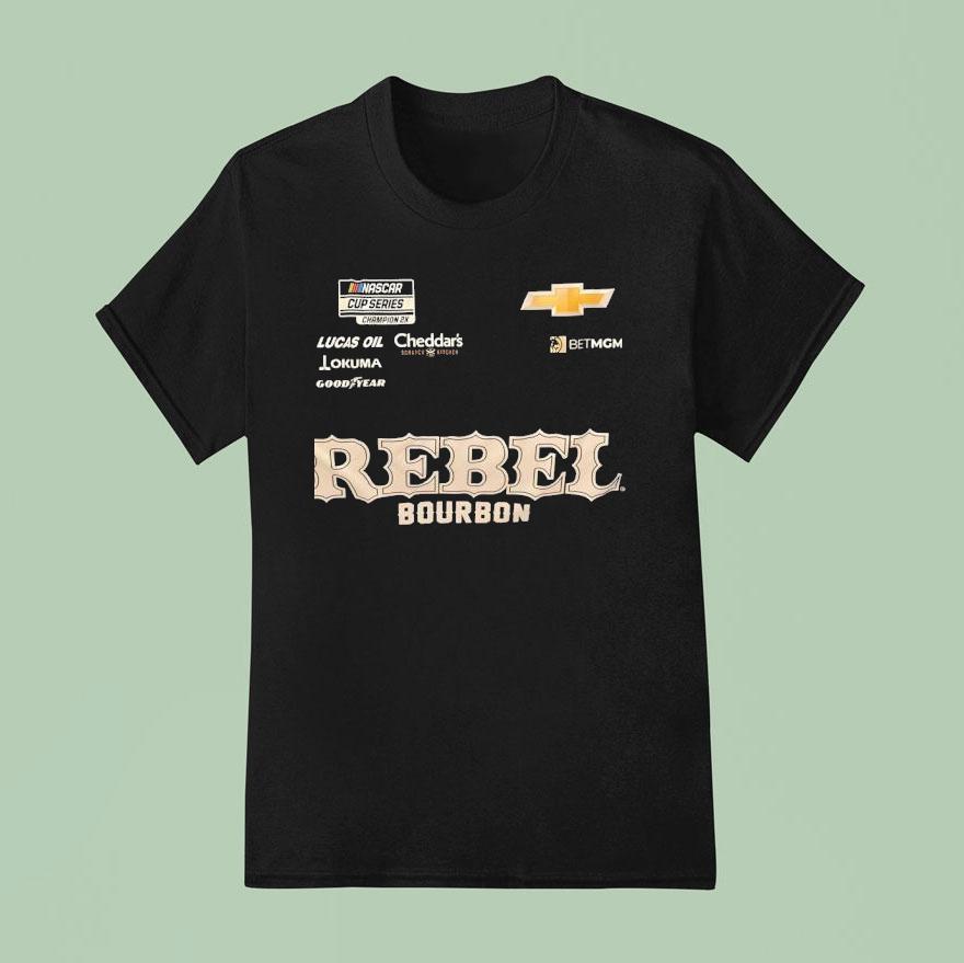 Rebel Bourbon Nascar Cup Series Champion X Lucas Oil Lokuma Good Year T Shirt