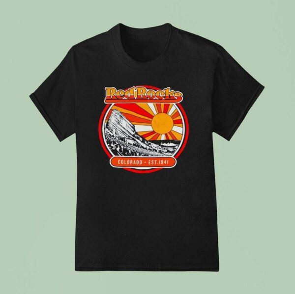 Red Rocks Whisky Colorado T Shirt