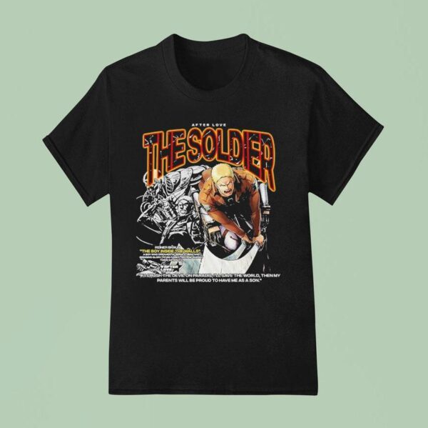 Reiner Braun The Boy Inside The Walls The Soldier Titan Attack On Titan After Love T Shirt
