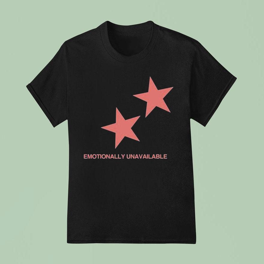 Renee Rapp Emotionally Unavailable Stars T Shirt