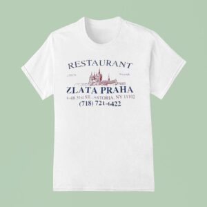 Restaurant Zlata Praha Czech Slovak T Shirt