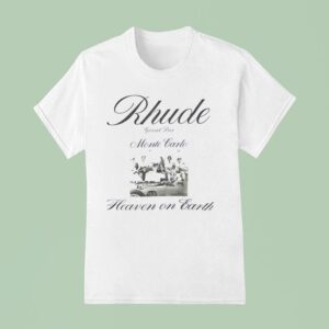 Rhude Grand Prix Monte Carlo Heaven On Earth T Shirt