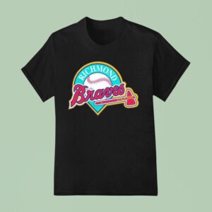 Richmond Flying Squirrels Richmond Braves Logo T Shirt