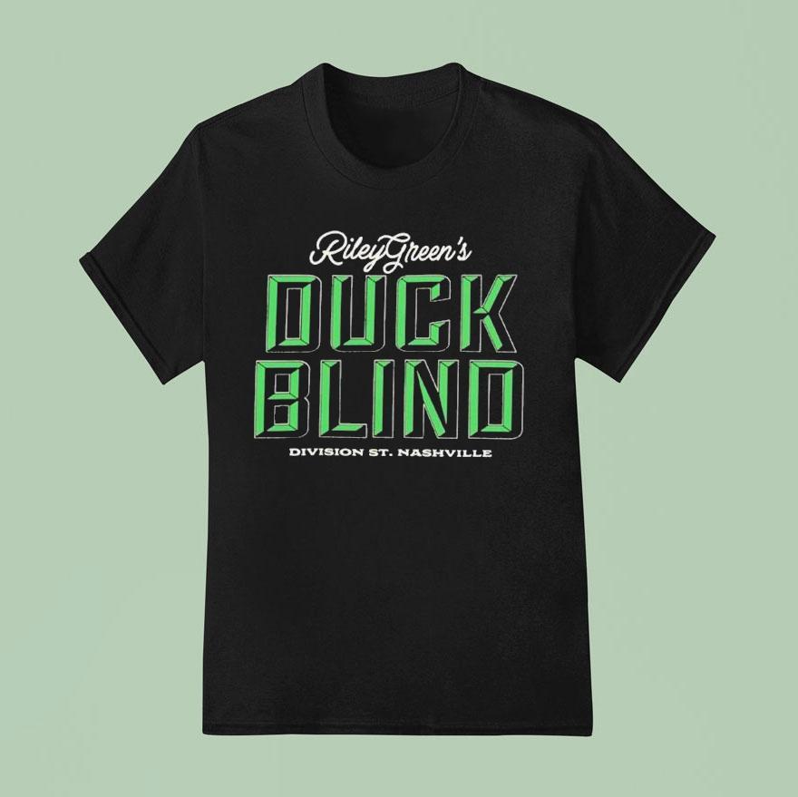 Riley Green Duck Blind Division St Nashville T Shirt