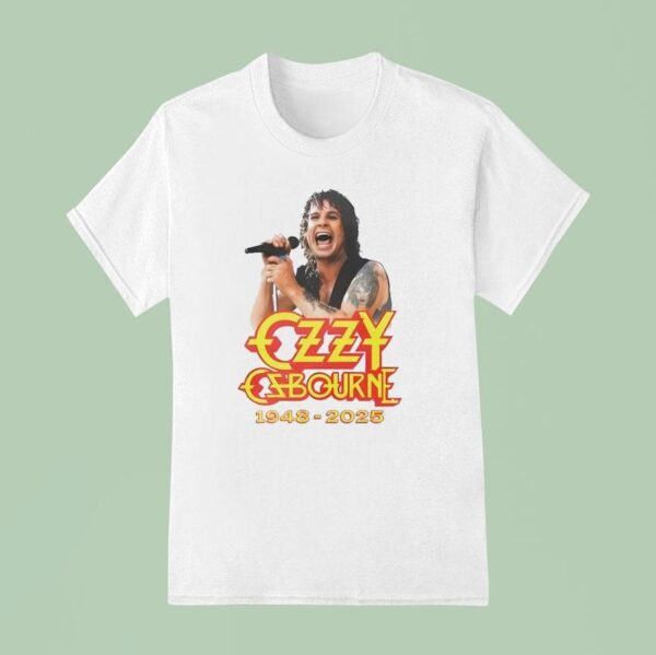 Rip Ozzy Osbourne Commemorative T Shirt