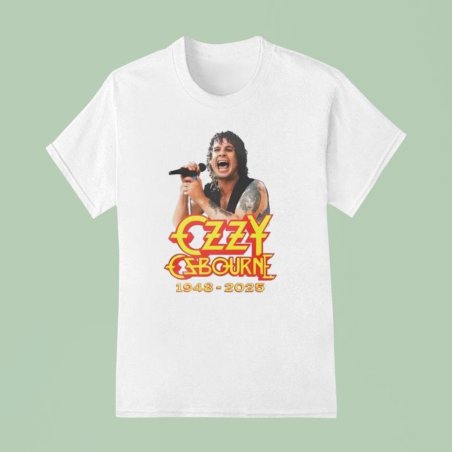 Rip Ozzy Osbourne Commemorative T Shirt