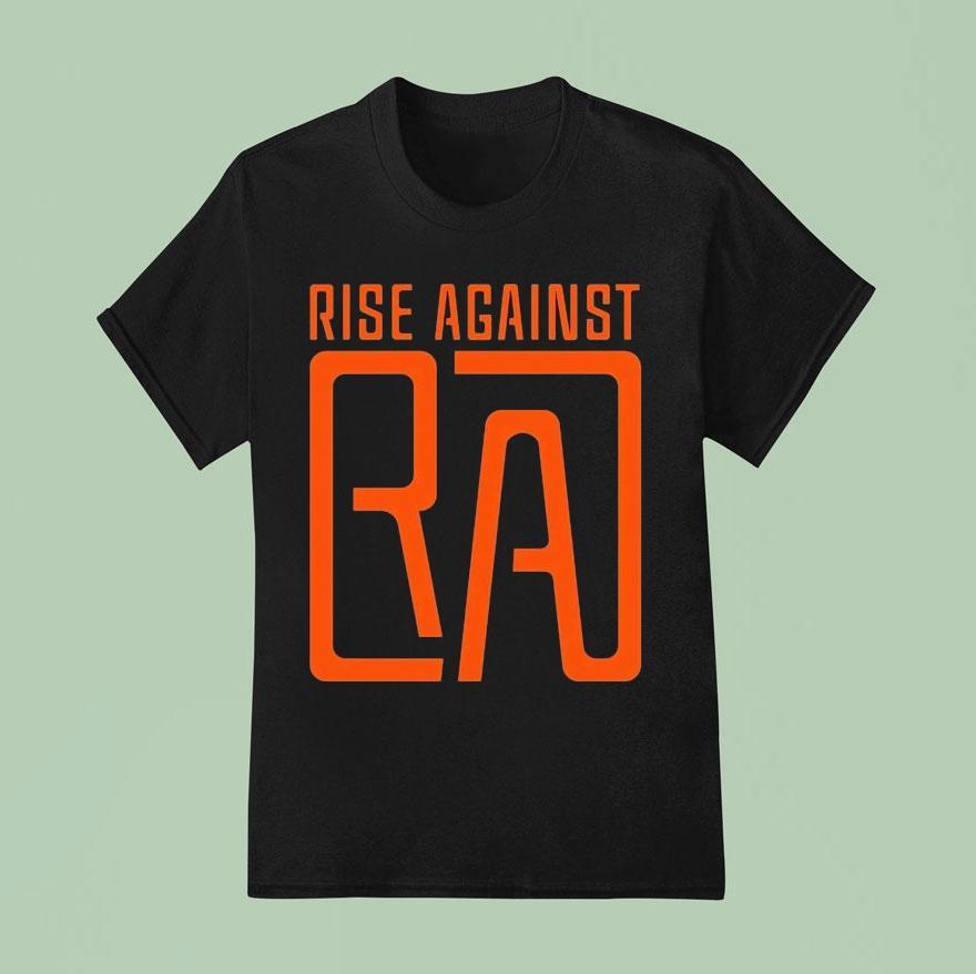 Rise Against Ra Square Logo T Shirt