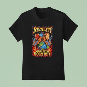 Rivality Who Let The Dogs Out Lions Monster Wrestling T Shirt