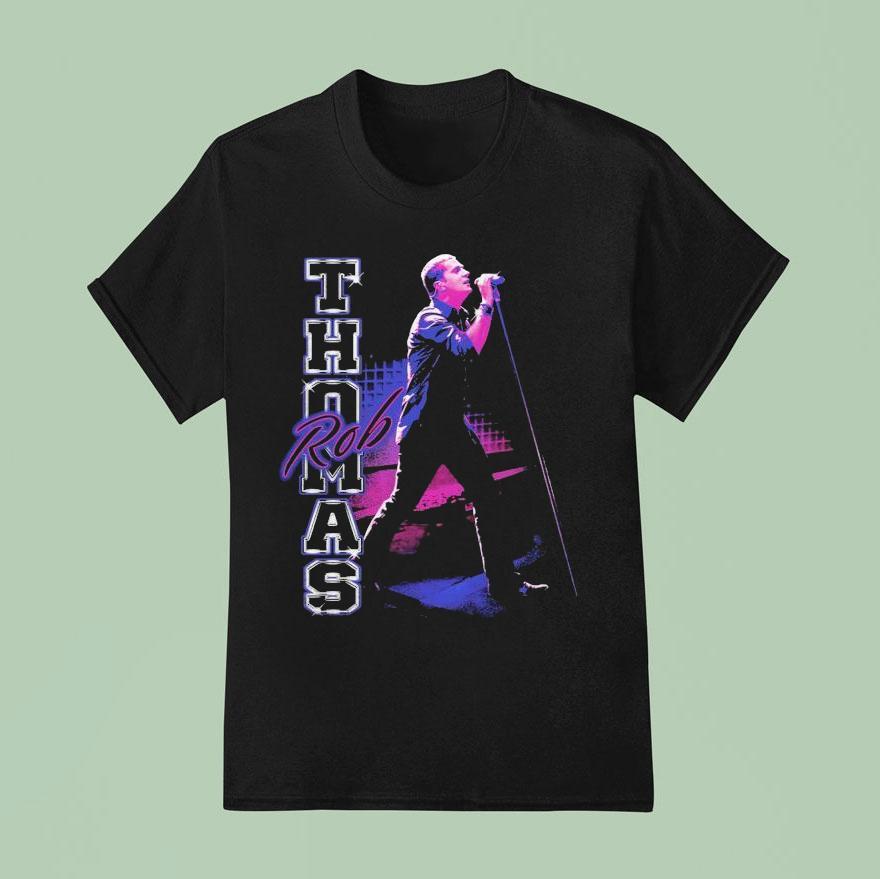 Rob Thomas Stage Glow Photo T Shirt