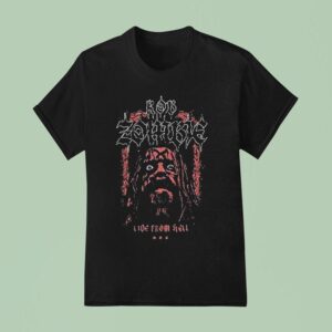 Rob Zombie Live From Hell Freak With Thorns T Shirt